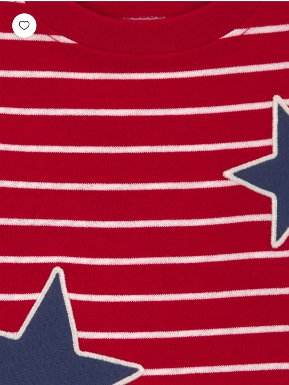 Carter's Red & Navy Star Stripe Short Pajama Set - Size (0-3) Month
